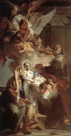 Giovanni Battista Tiepolo Education of the Virgin oil painting image